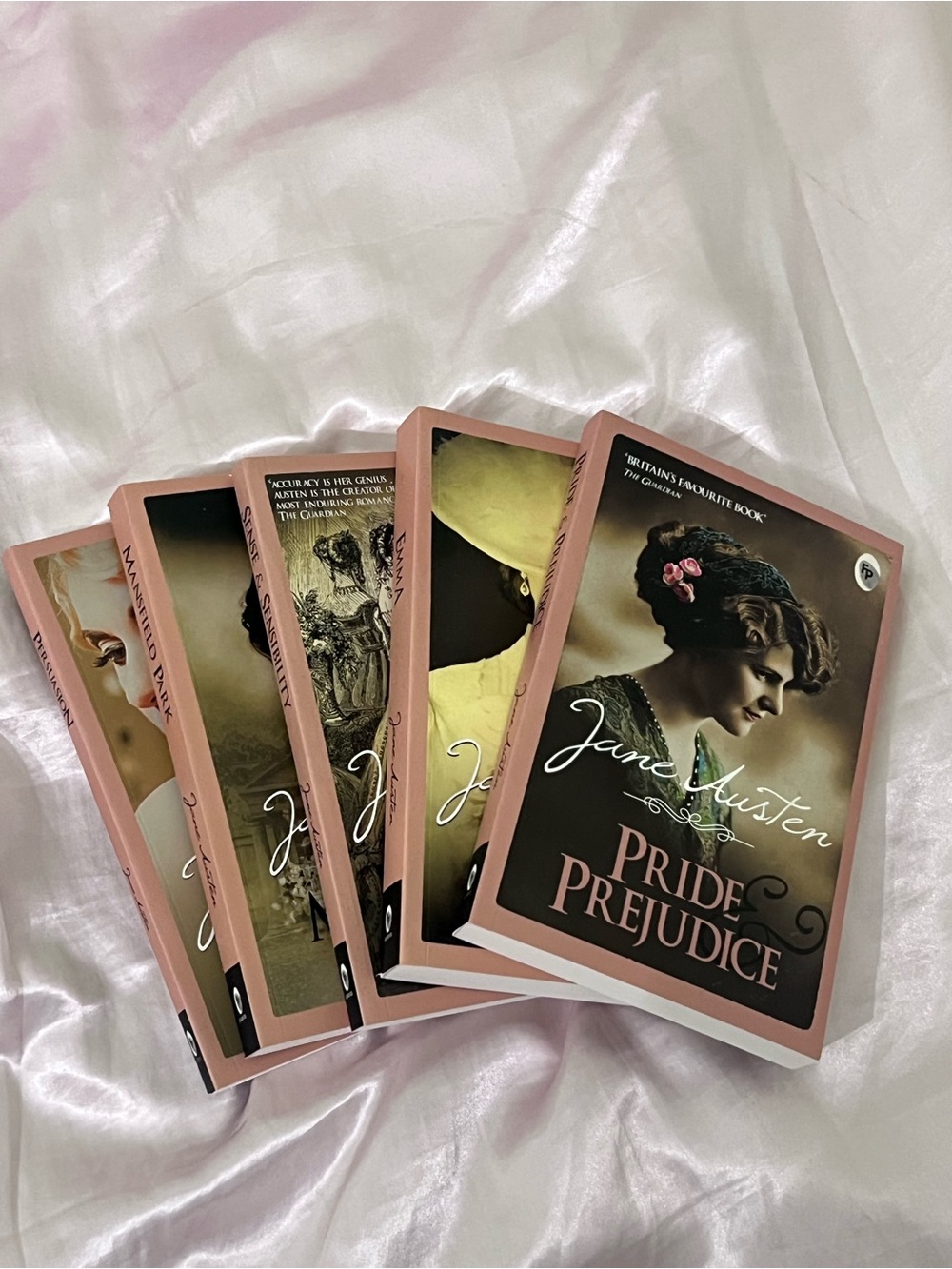 Barnes & Noble Pink-Bordered Jane Austen Pride and Prejudice Set